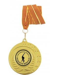 Medallas Rítmica con logo club